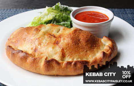 Kebab City Paisley Cheesy Calzones